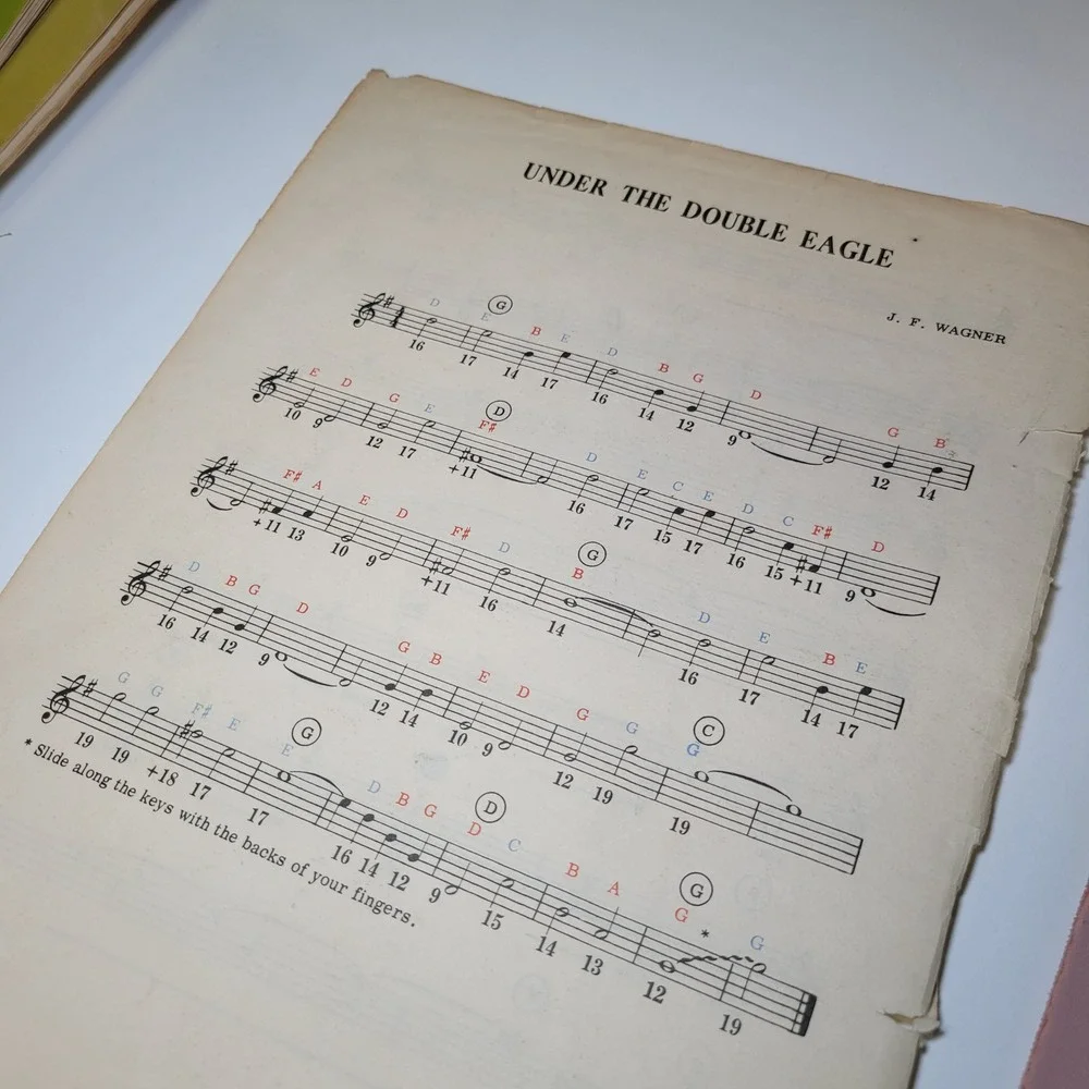 1950s Music Papers Vintage‎ Booklets Scraps Journal Audion Organ Sheet Music Lot